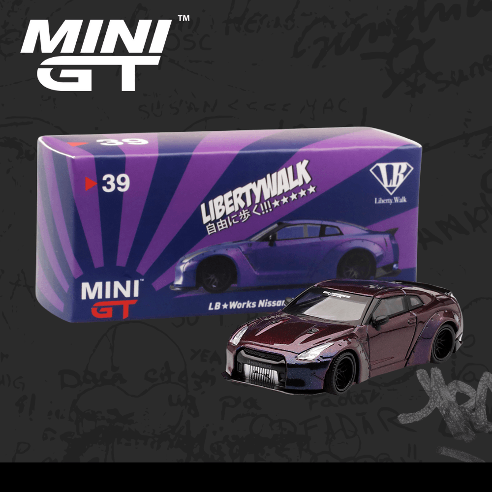 MINI GT LB★Works Nissan GTR Magic Purple MINI GT 39 Nissan GT-R R35 Type 1 Magic Purple Japan Limited