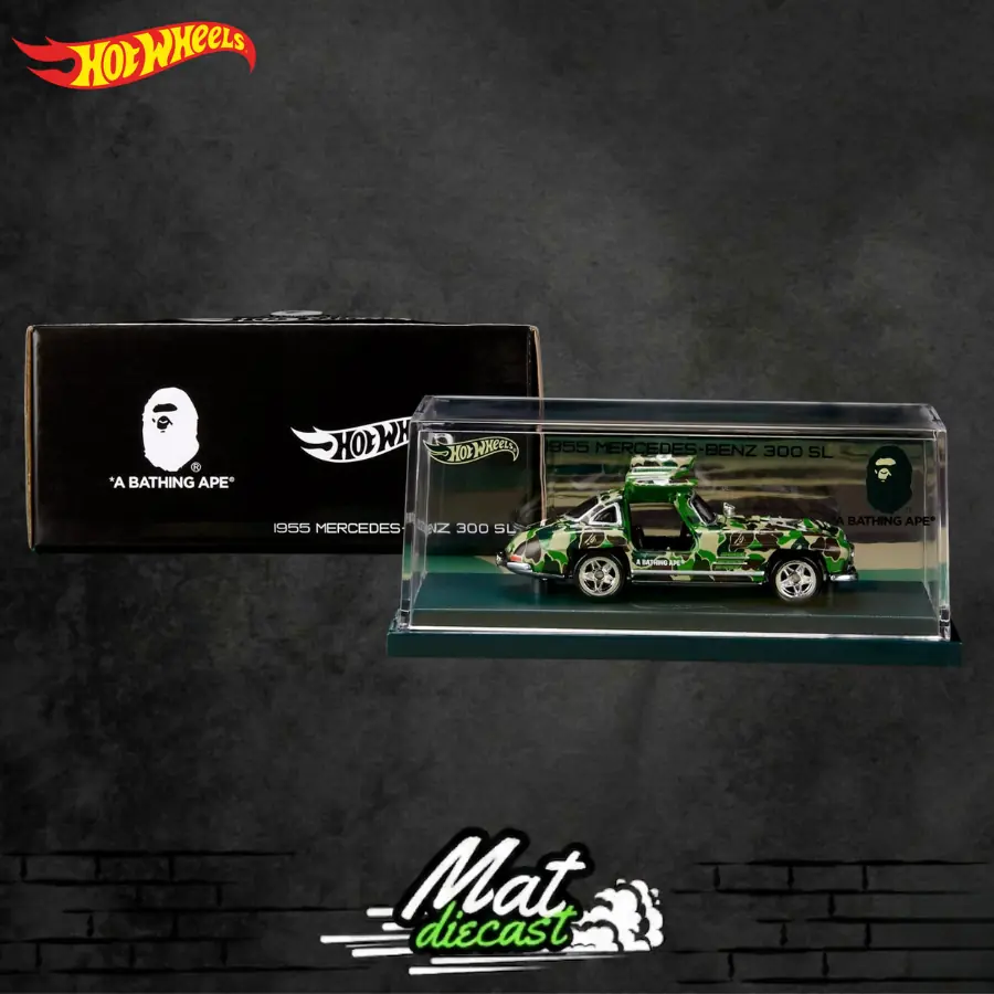 Hot Wheels x BAPE RLC 1955 Mercedes Benz 300SL King of The Camo