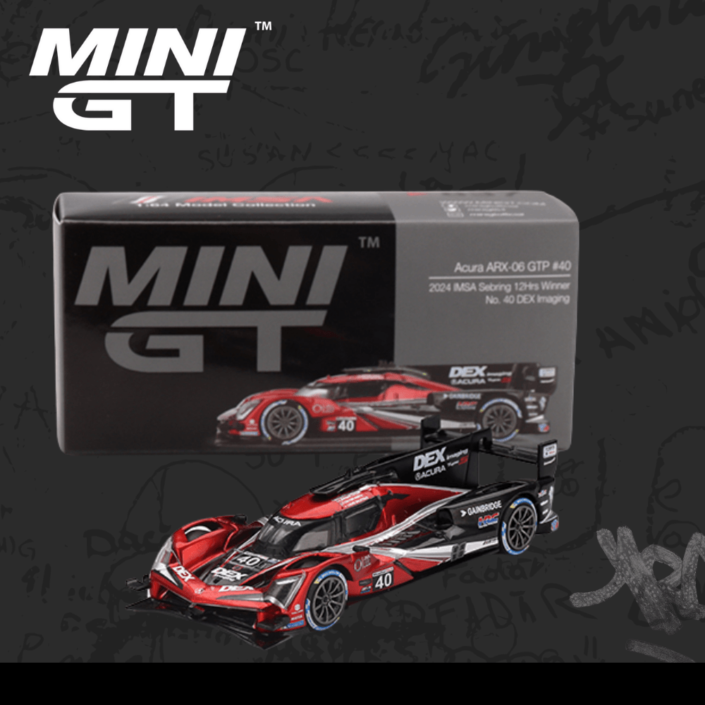 Mini GT 837 Acura ARX-06 GTP Wayne Taylor Racing with Andretti 2024 IMSA Sebring 12Hrs Winner 