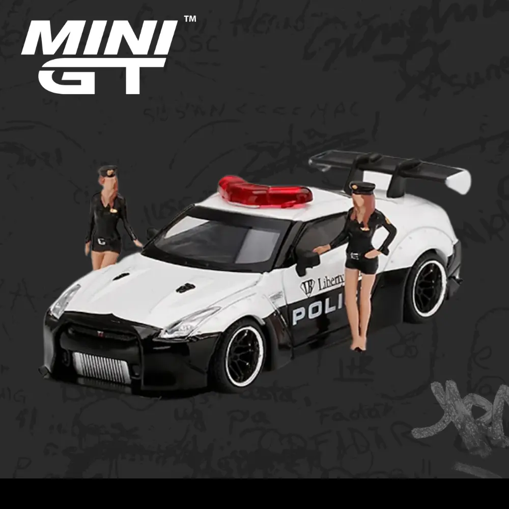 Mini Gt 147 LB☆WORKS Nissan GT-R (R35) LB☆WORKS Police-Matdiecast