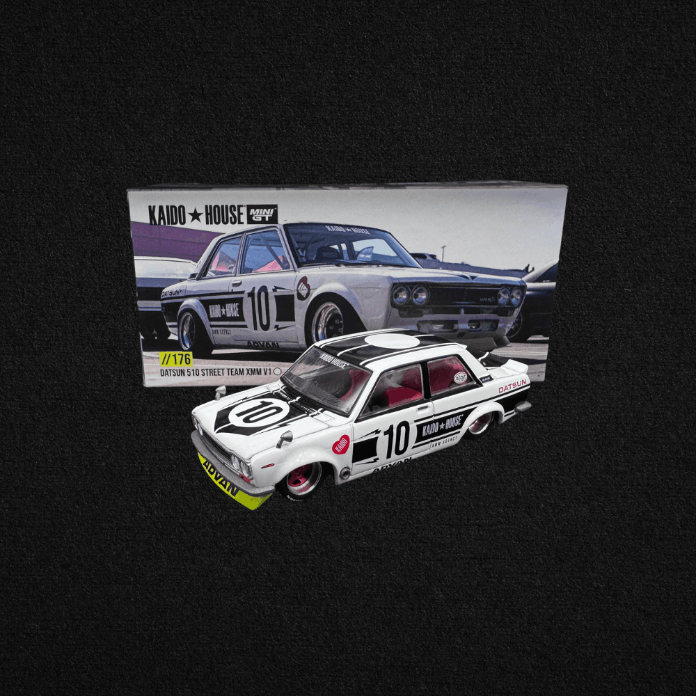 Mini GT 1/64 KaidoHouse Datsun 510 Street Team XMM V1 