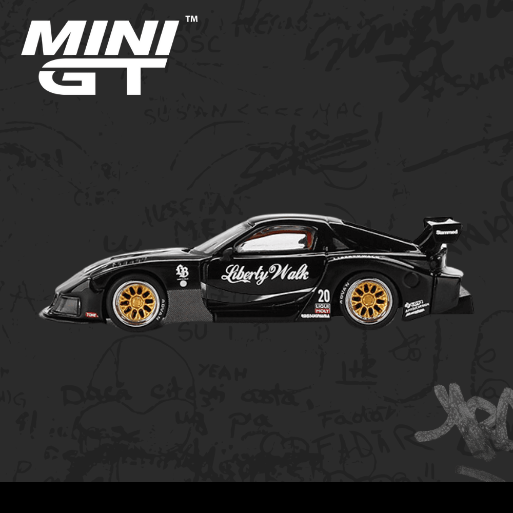 Mini Gt 785 MAZDA RX-7 LB-Super Silhouette Liberty Walk Black 