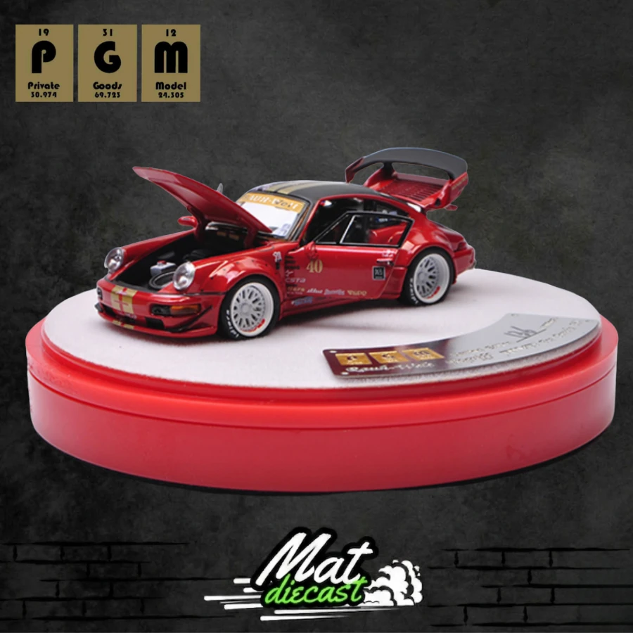 1/64 PGM Porsche 911 RWB 964 (Red) Luxury