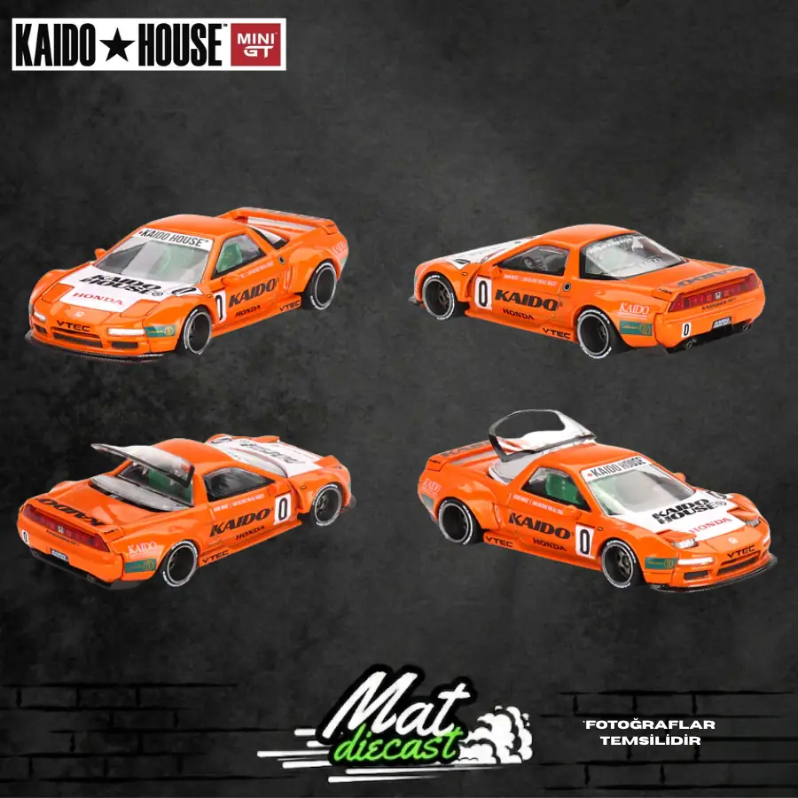 Honda NSX Kaido Racing V1 Orange - Kaido House x Mini GT