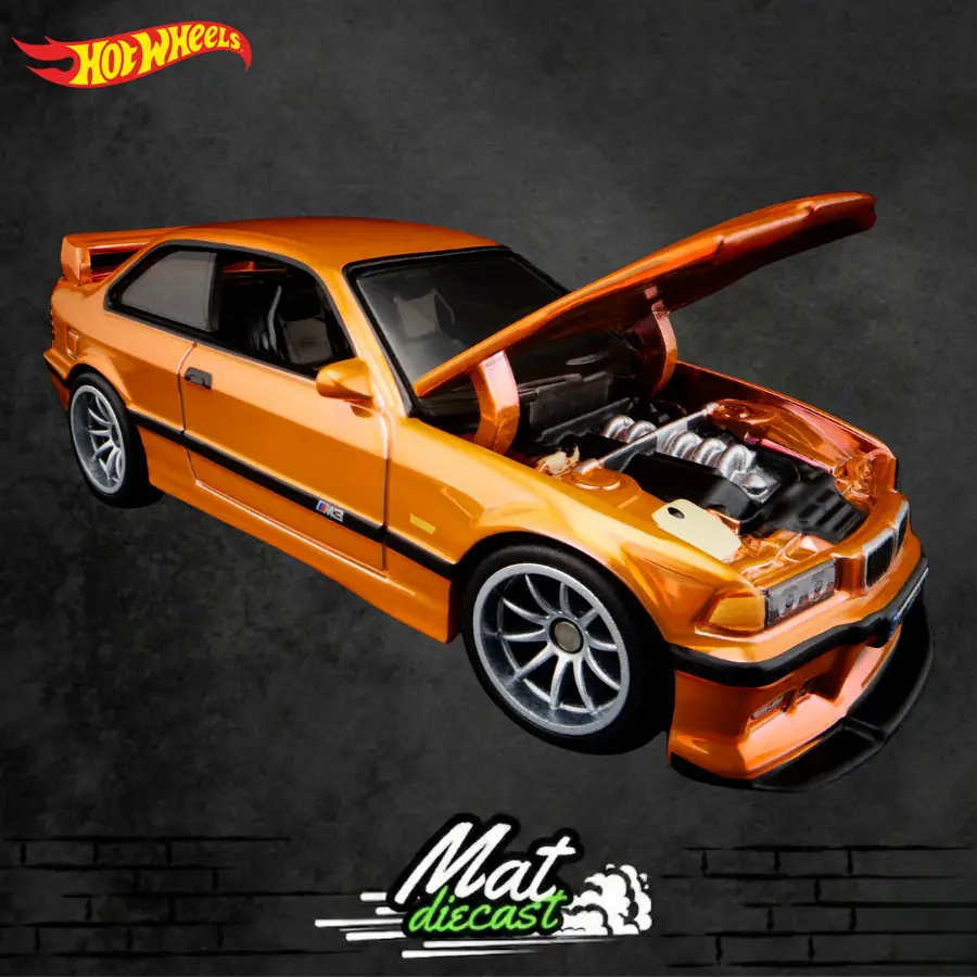 HOTWHEELS RLC 1995 BMW M3 LTW ORANGE