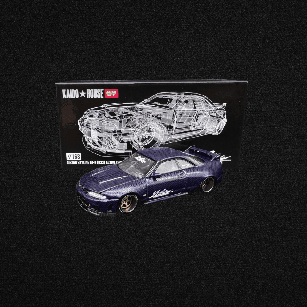 Mini GT 1/64 KaidoHouse Nissan Skyline GT-R (R33) Active Carbon R V2 