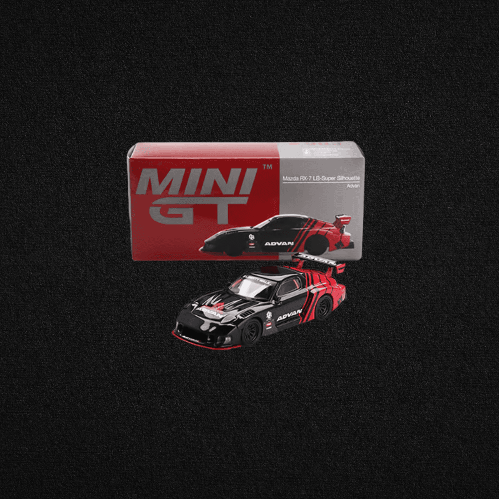 Mini GT 1/64 Mazda RX-7 LB-Super Silhouette Advan 