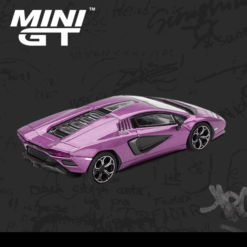 Mini GT 865 Lamborghini Countach LPI 800-4 Viola 30th 