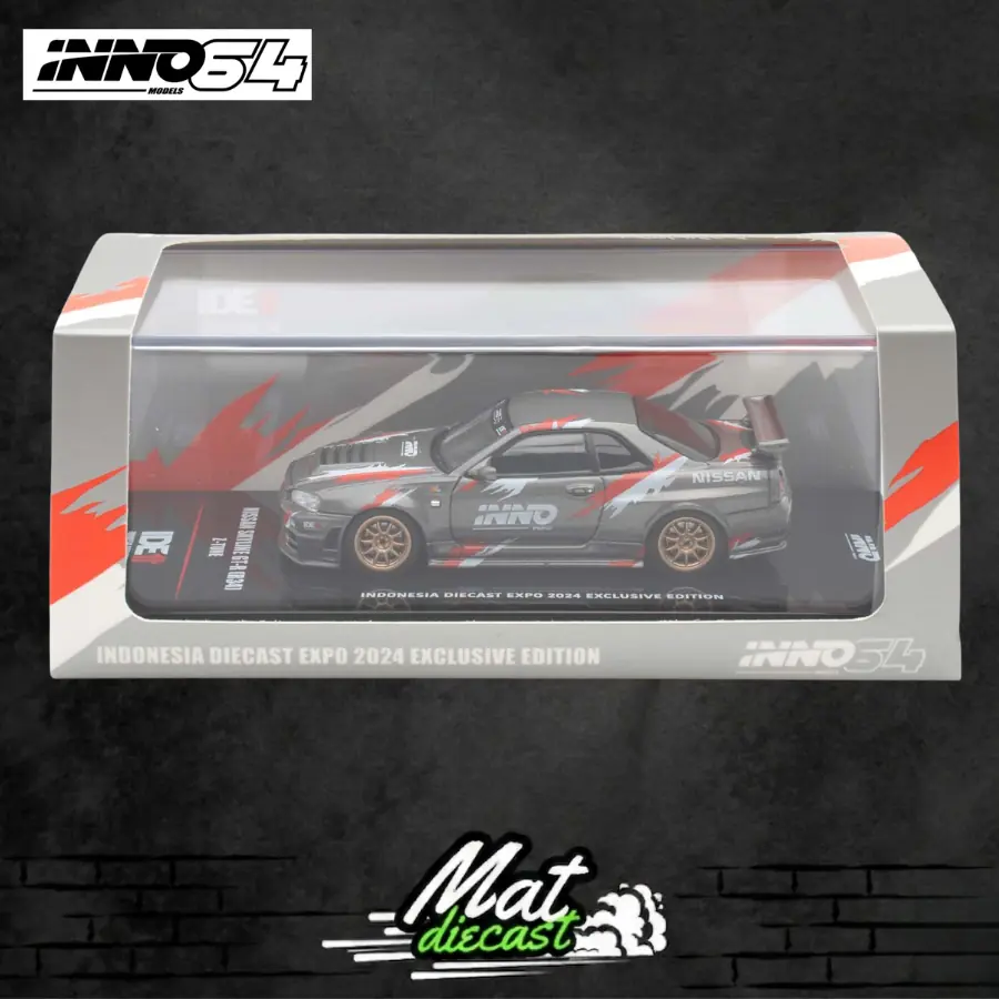 INNO64 Nissan Skyline GT-R (R34) Z-Tune Indonesia Diecast Expo