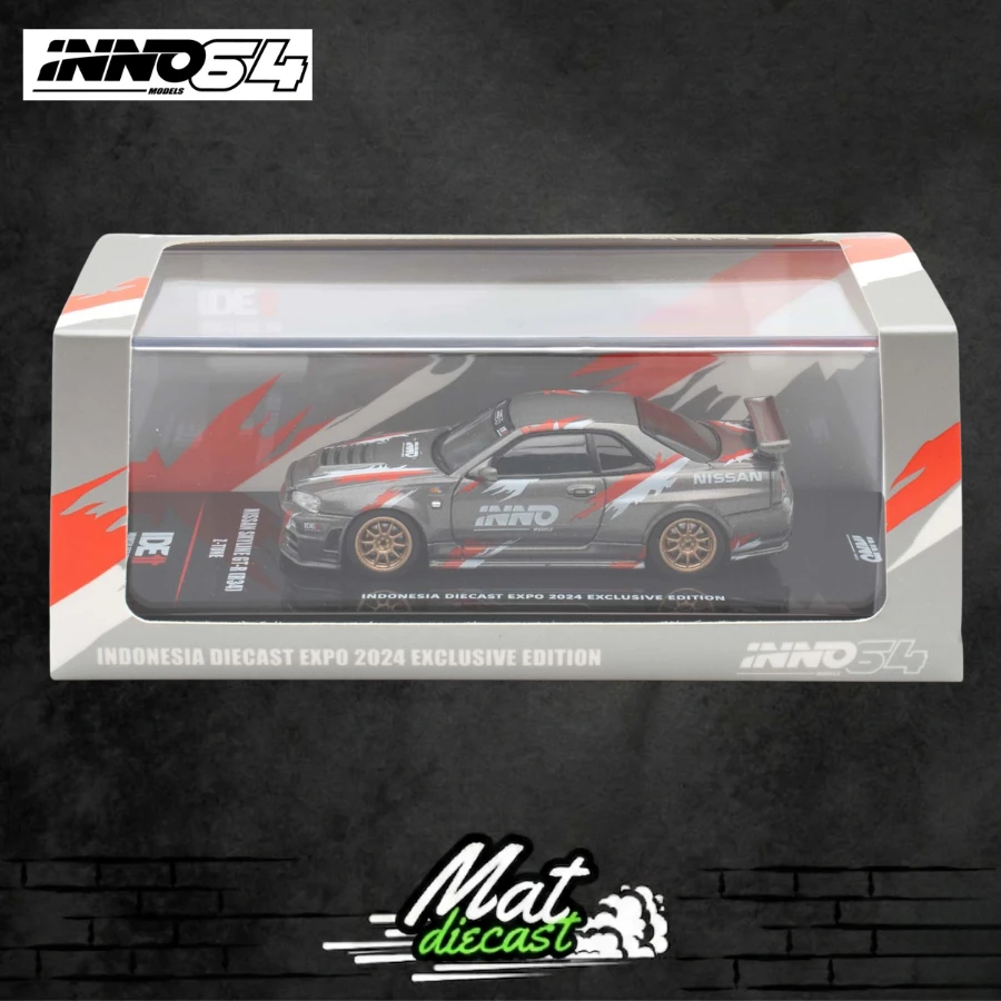 INNO64 Nissan Skyline GT-R (R34) Z-Tune Indonesia Diecast Expo