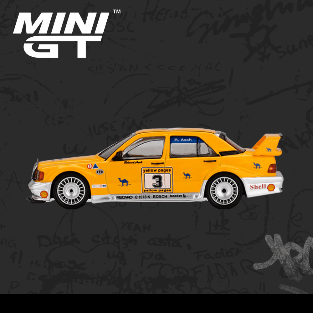 Mini Gt 187 Mercedes-Benz 190E 2.5-16 Evolution II #3 ( Açık Kutulu Hatasız )