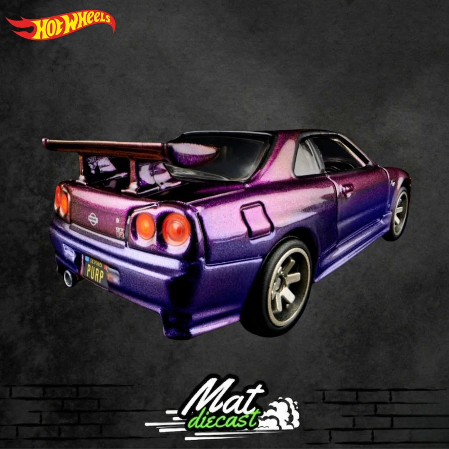 Hot Wheels RLC Nissan Skyline GT-R R34 2024 Midnight Purple