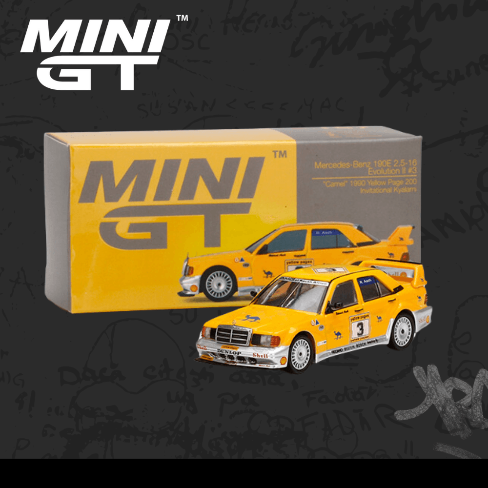 Mini Gt 187 Mercedes-Benz 190E 2.5-16 Evolution II #3 ( Açık Kutulu Hatasız )