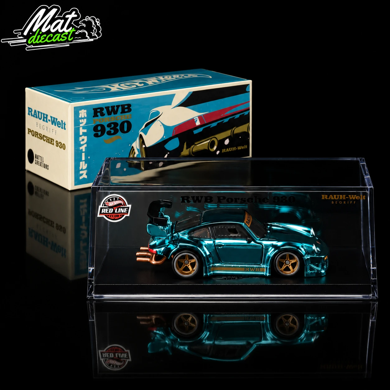Hot Wheels RLC Exclusive RWB Porsche 930 Blue