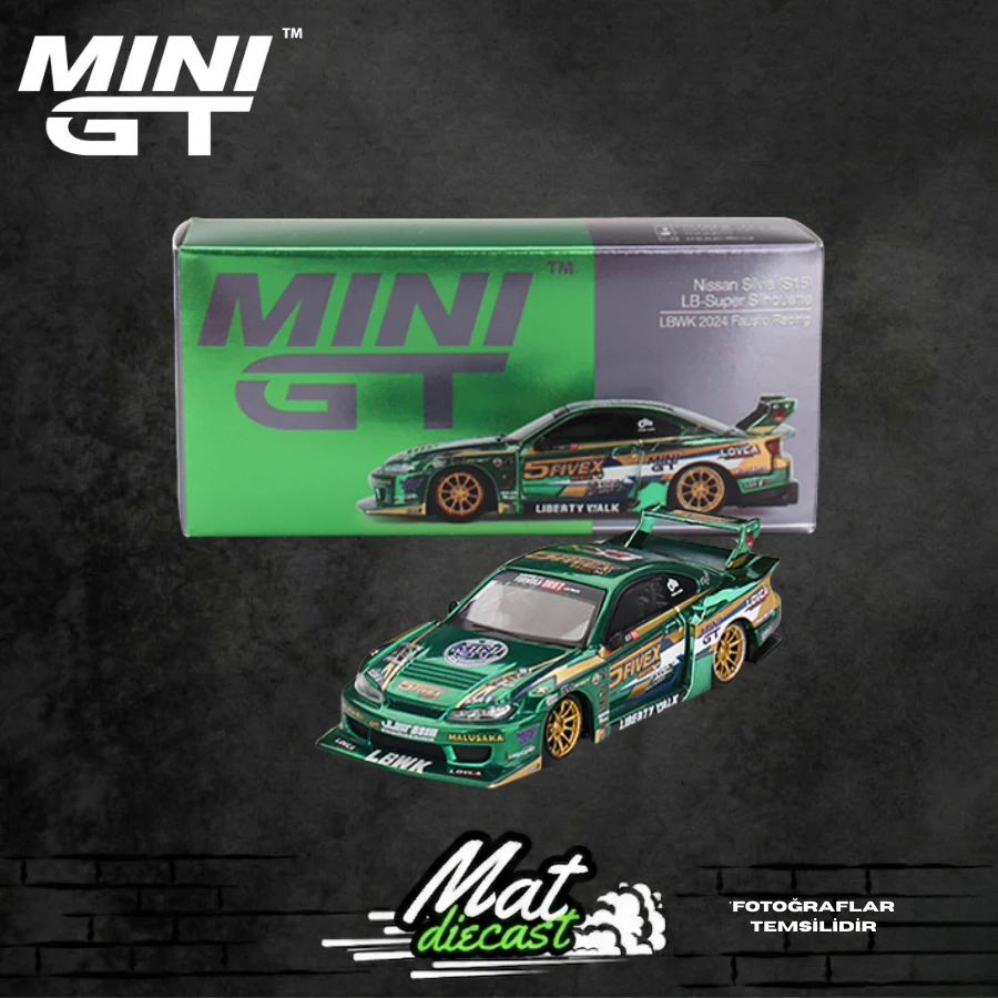 MINIGT 858 Nissan LB-Super Silhouette S15 SILVIA LBWK 2024 Fausto MINIGT 858 Nissan LB-Super Silhouette S15 SILVIA LBWK 2024 Fausto