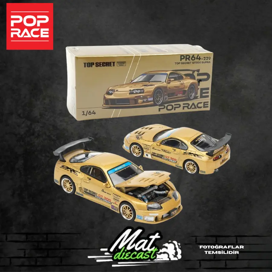 POP RACE PR64-229 Top Secret GT300 Supra