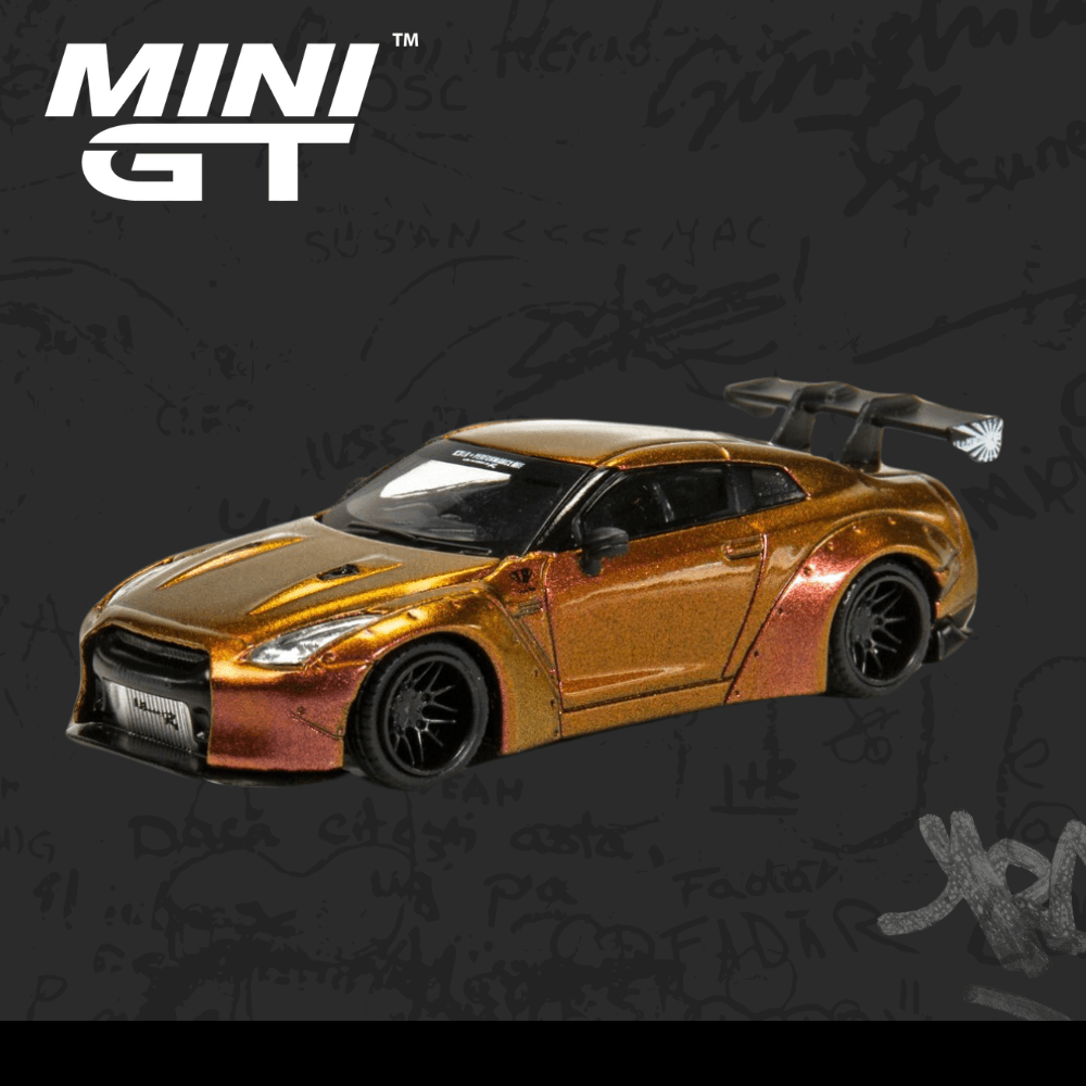 Mini GT 33  LB WORKS Nissan GT-R (R35) Magic Bronze (Hong Kong Exclusive)