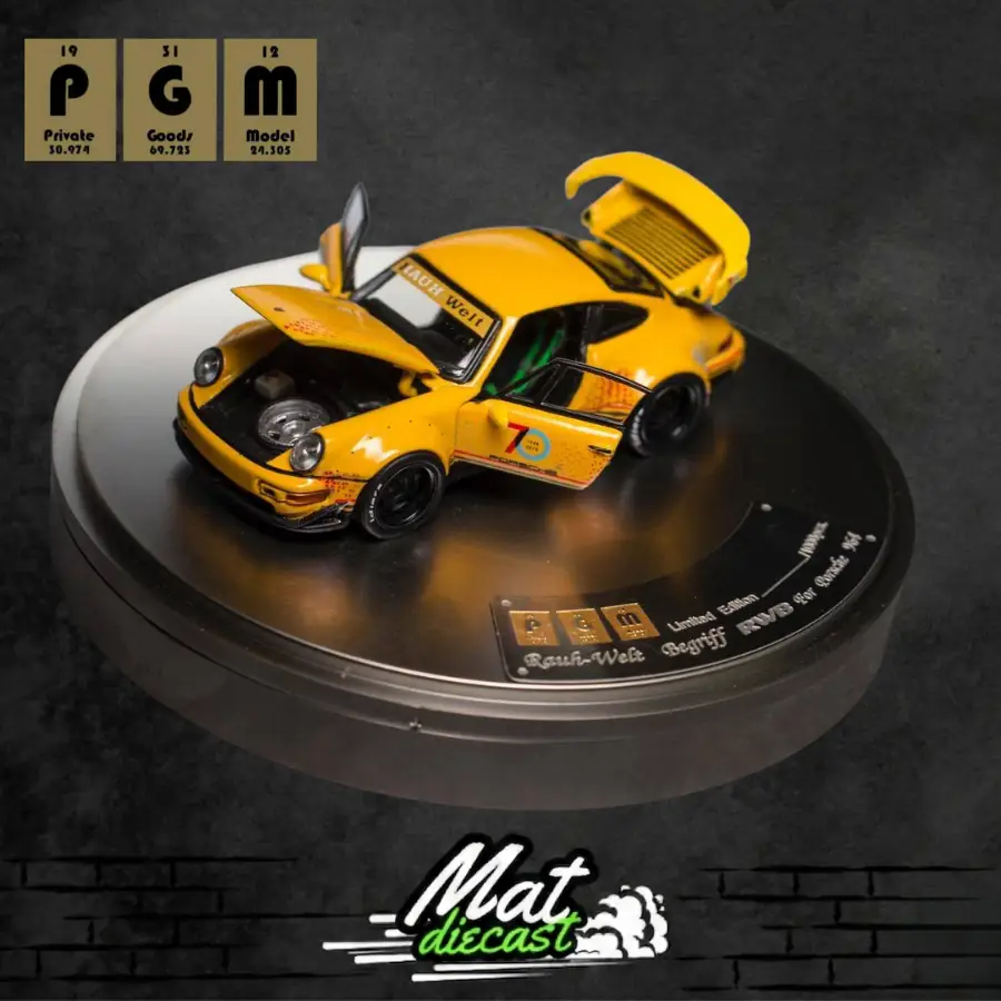 PGM 1/64 Porsche 911 RWB 964 70. Yıldönümü PGM