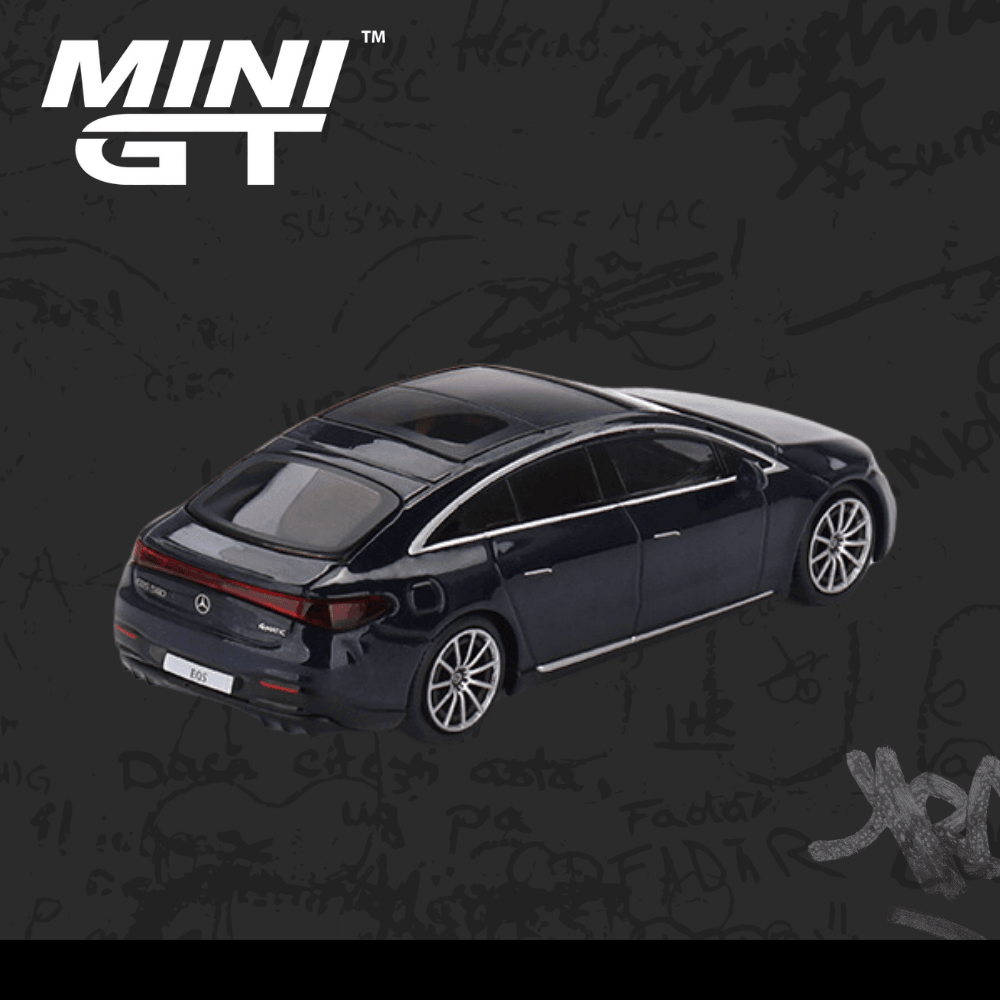 Mini Gt 559 Mercedes-Benz EQS 580 4MATIC Nautical Blue Metallic