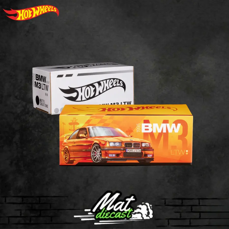 HOTWHEELS RLC 1995 BMW M3 LTW ORANGE