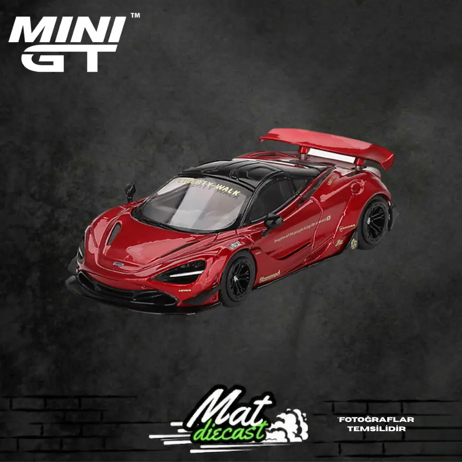 MINIGT 828 BLISTER McLaren 720S LB☆Works Gem Red