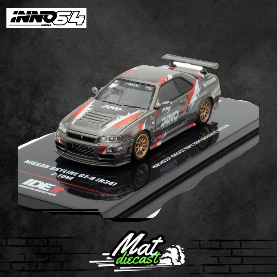 INNO64 Nissan Skyline GT-R (R34) Z-Tune Indonesia Diecast Expo