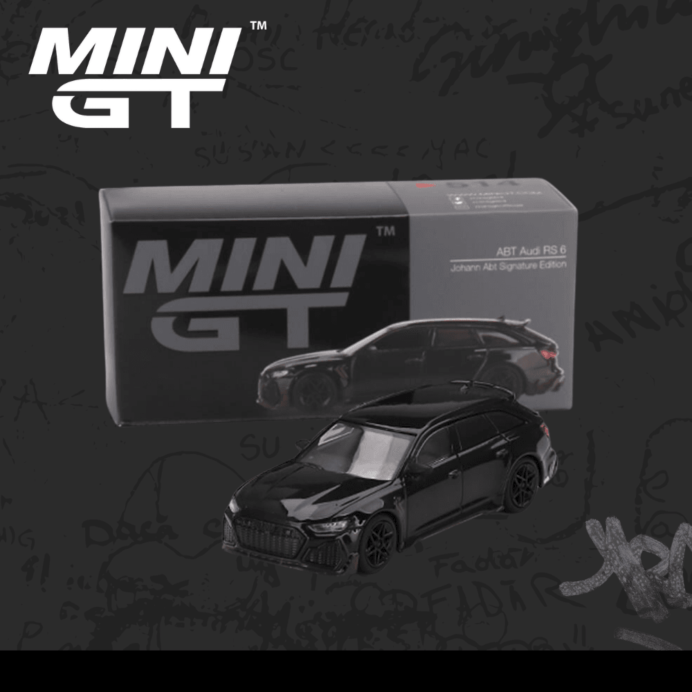 Mini Gt 514 ABT Audi RS6 Johann Abt Signature Edition Black