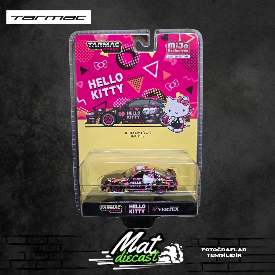 TARMAC Vertex Nissan Silvia S14 Hello Kitty Special Limited