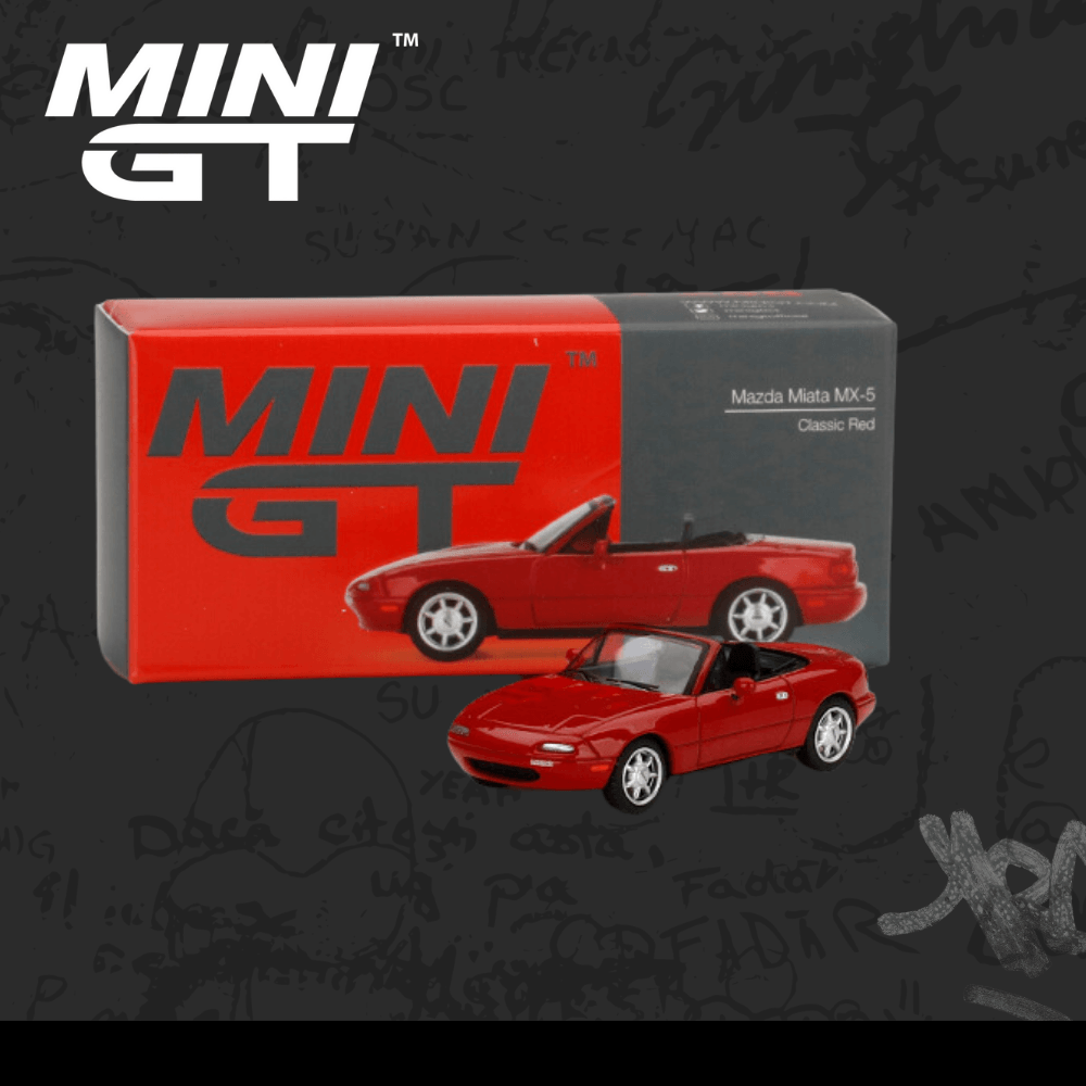 Mini Gt 288 Mazda Miata MX-5 (NA) Classic Red