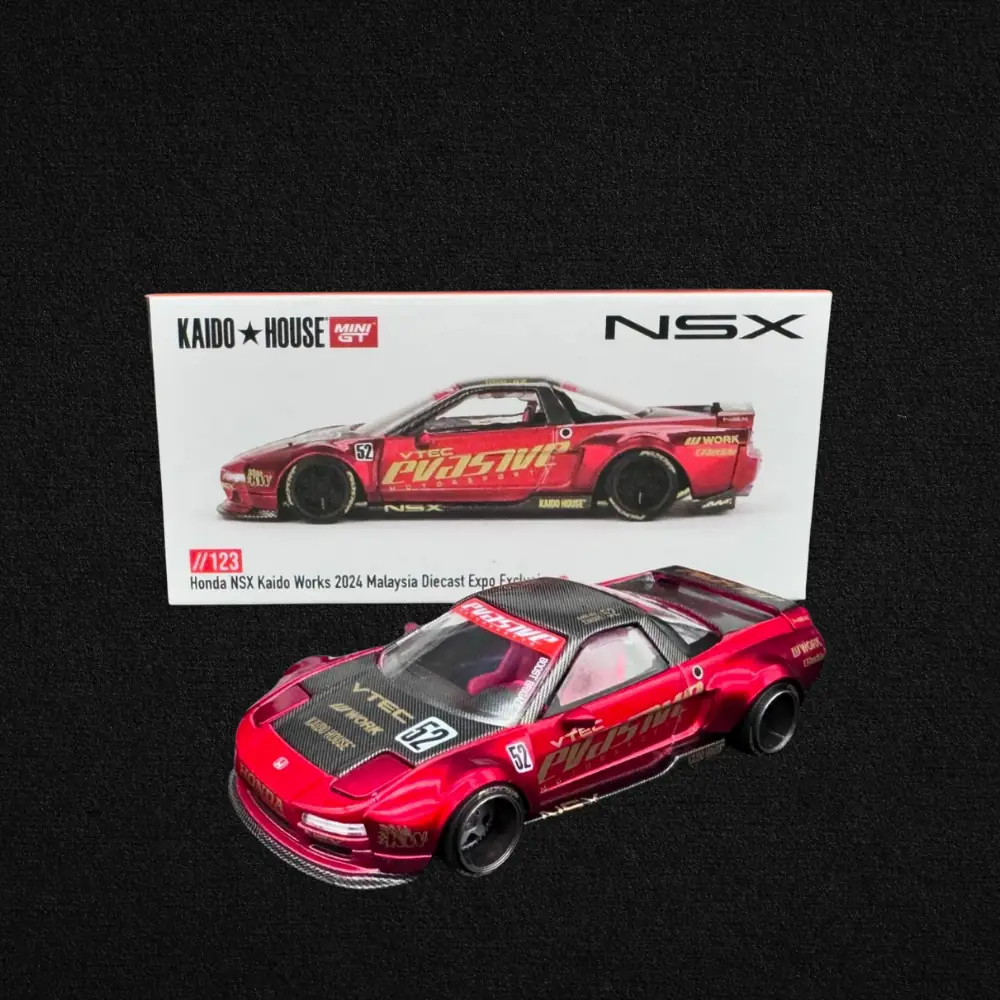 Kaido House MDX 2024 #123/ #124 Honda NSX Kaido Works V2 Red Pearl
