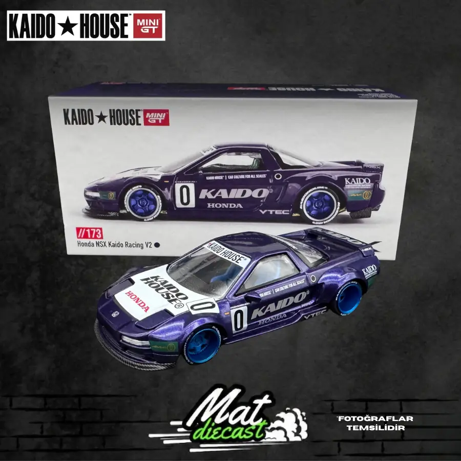 Kaido House x Mini GT Honda NSX Kaido Racing V2 Purple #173 1/64