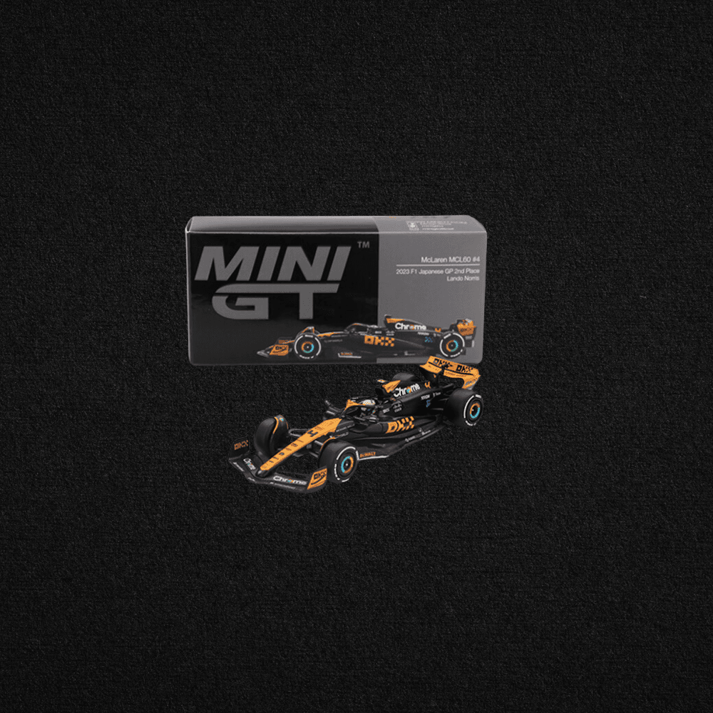 Mini GT 1/64 McLaren MCL60 #4 Lando Norris 2023 F1 2023 Japanese GP 2nd Place 