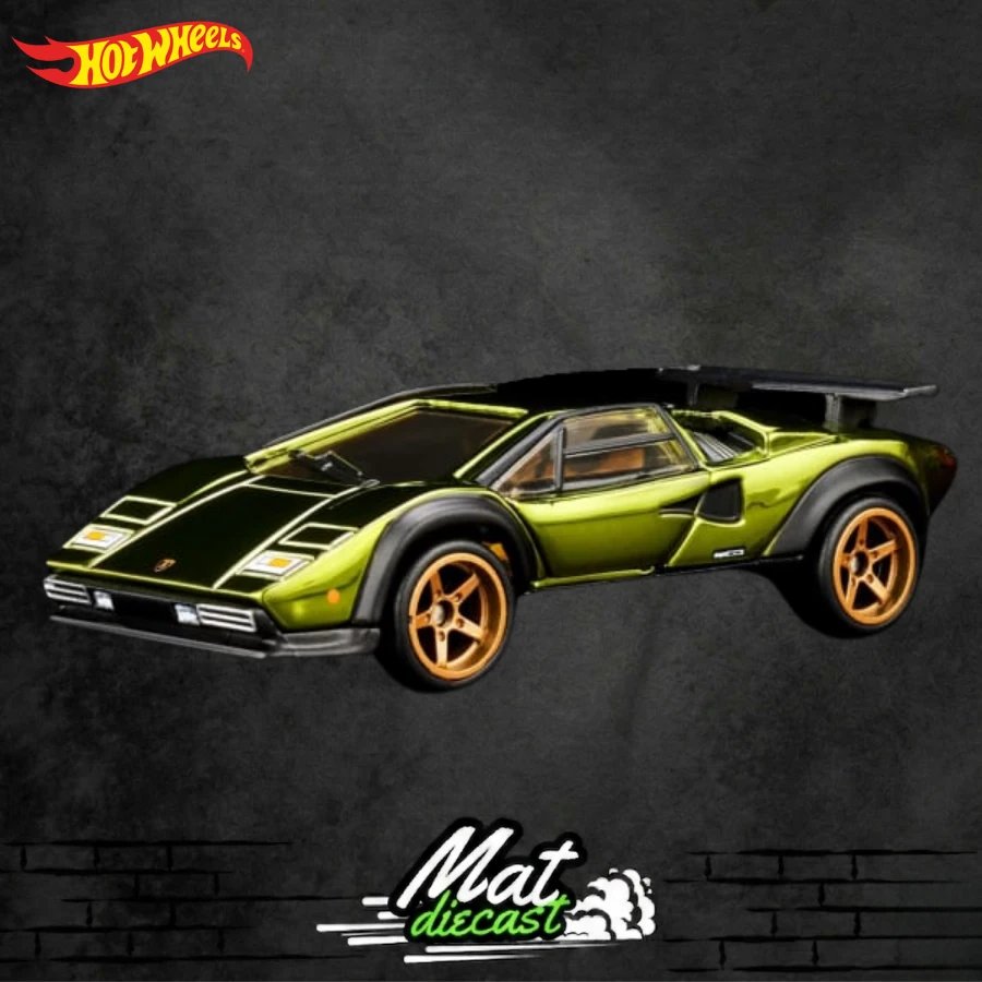 ホットウィールRLC Lamborghini Countach LP 500 S HOTWHEELS RLC EXCLUSIVE '82 LAMBORGHINI COUNTACH LP 500 S GREEN CHROME