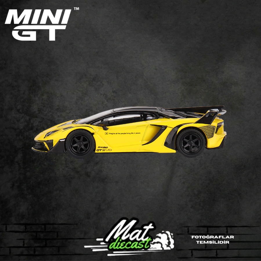 MINIGT 639 Lamborghini LB-Silhouette WORKS Aventador GT EVO Yellow