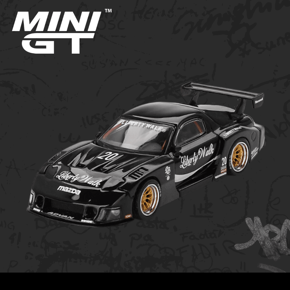 Mini Gt 785 MAZDA RX-7 LB-Super Silhouette Liberty Walk Black 
