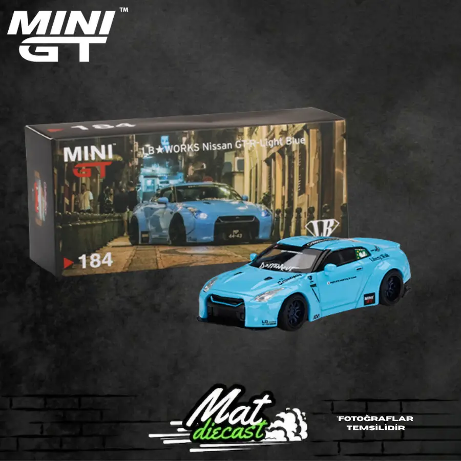 MINIGT 184 LB☆WORKS Nissan GT-R (R35) Type 1, Rear Wing ver 2
