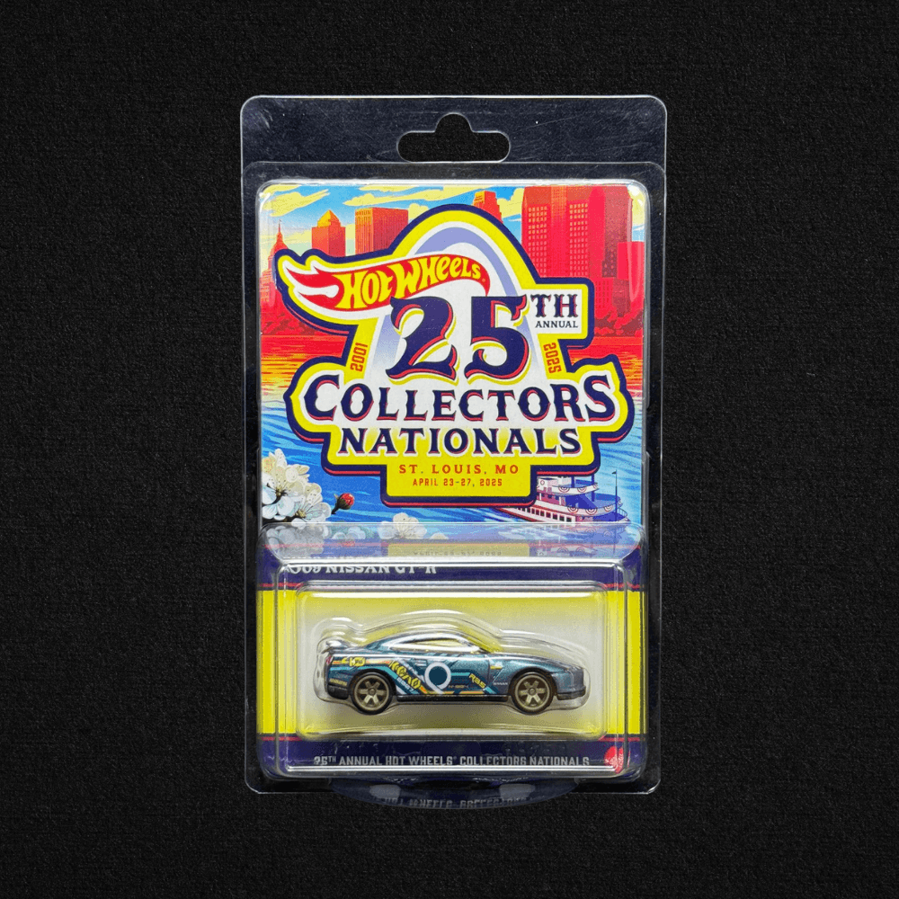 2025 Hot Wheels 25th Nationals St. Louis, MO Convention nissan gtr r 35 