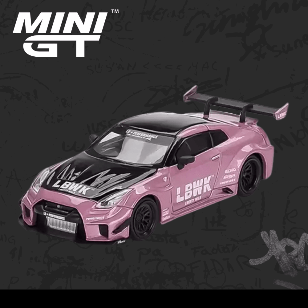 Mini GT 418 LB-Silhouette WORKS GT Nissan 35GT-RR Ver.2 Passion Pink 