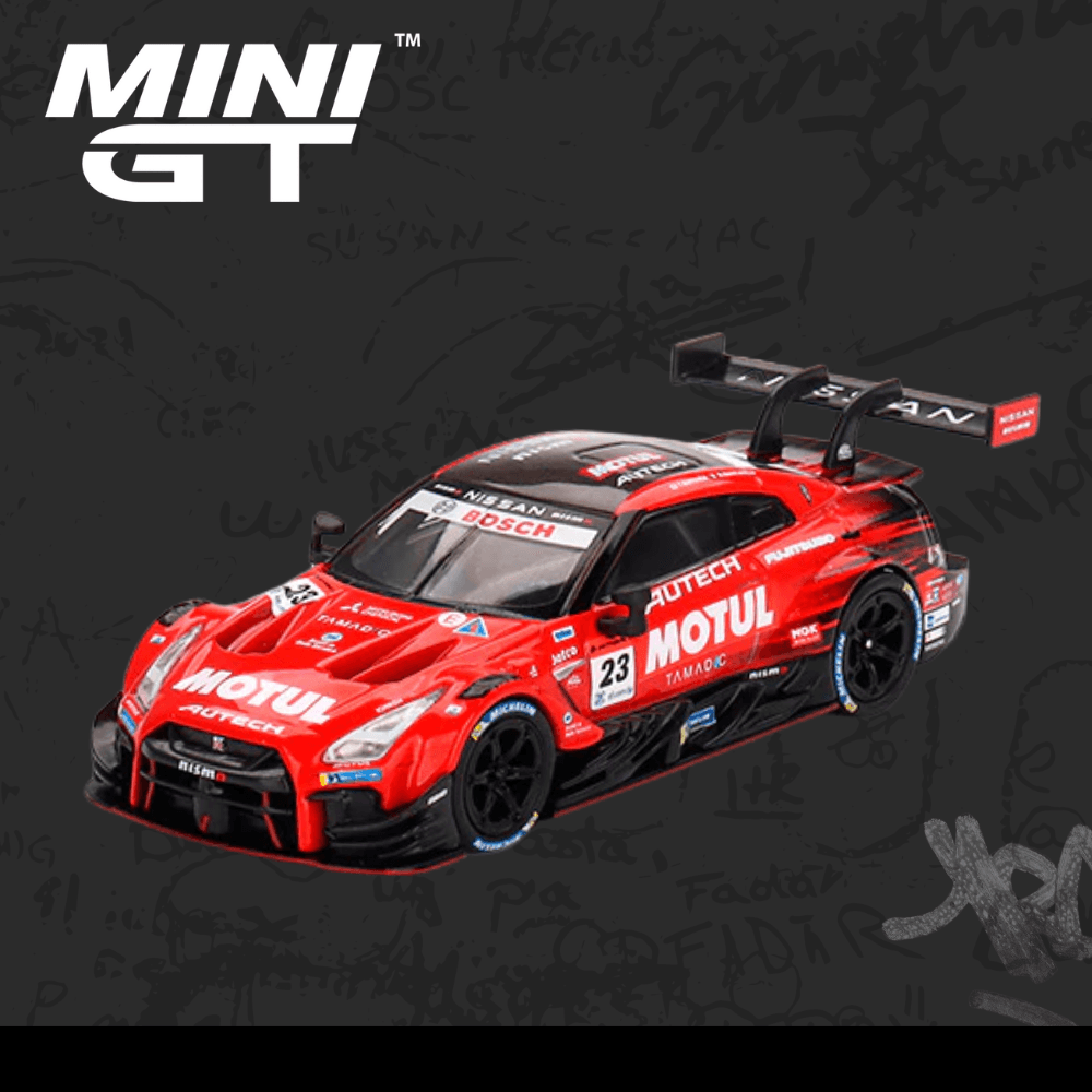 Mini GT 595 Japan Exclusive Nissan GT-R Nismo Motul Super GT GT500 #23  2021