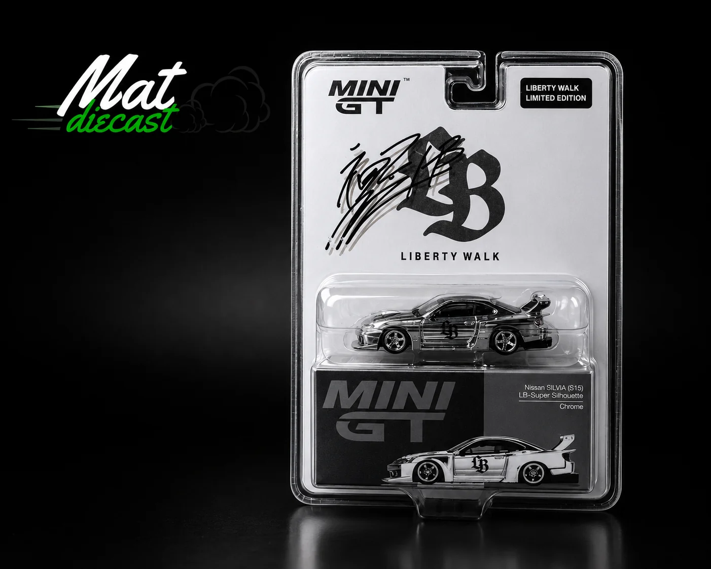 Mini GT Liberty Walk Nissan Silvia (S15) LB-Super Silhouette