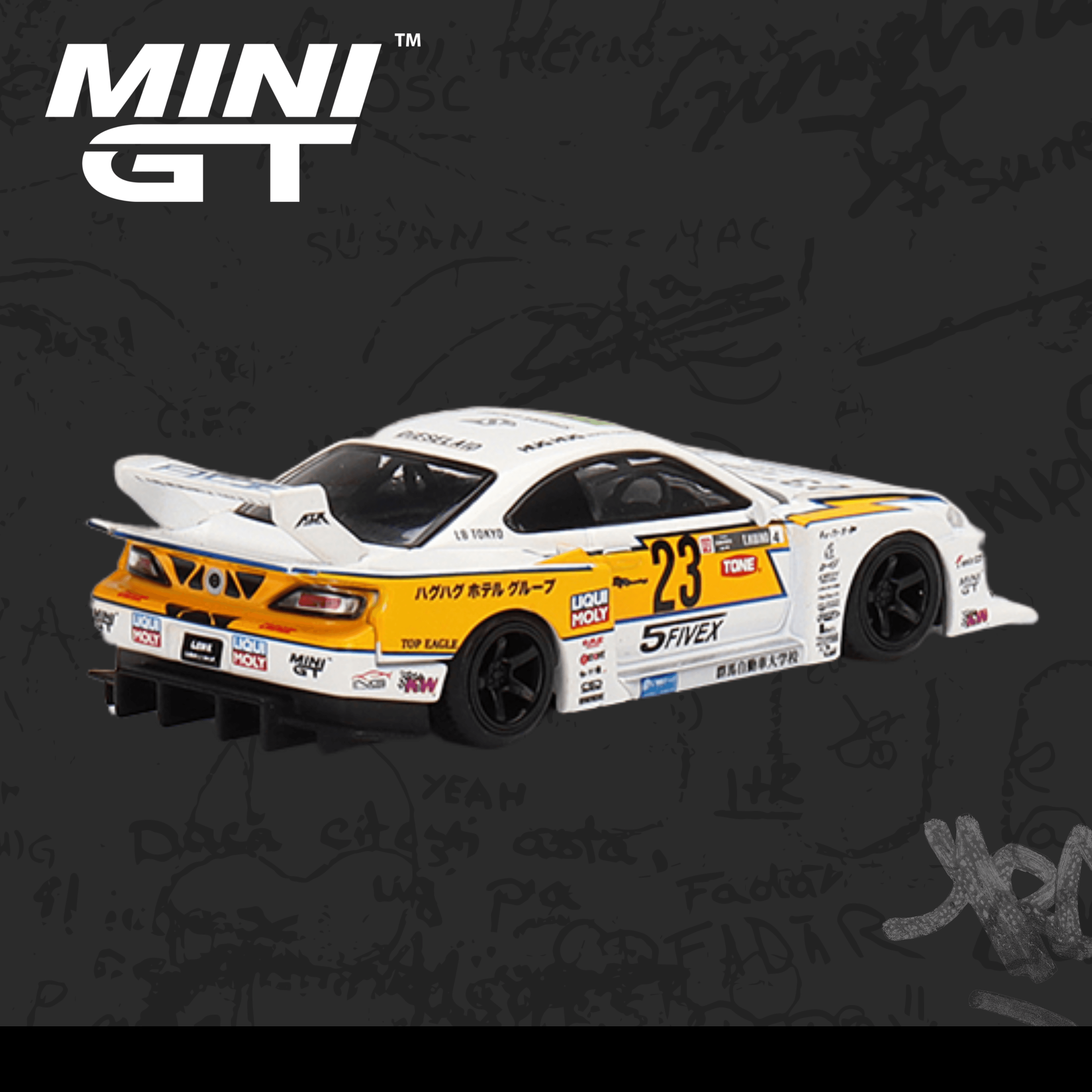 Mini GT 434 LB-Super Silhouette Nissan S15 SILVIA #23 2021 Formula Drift Japan