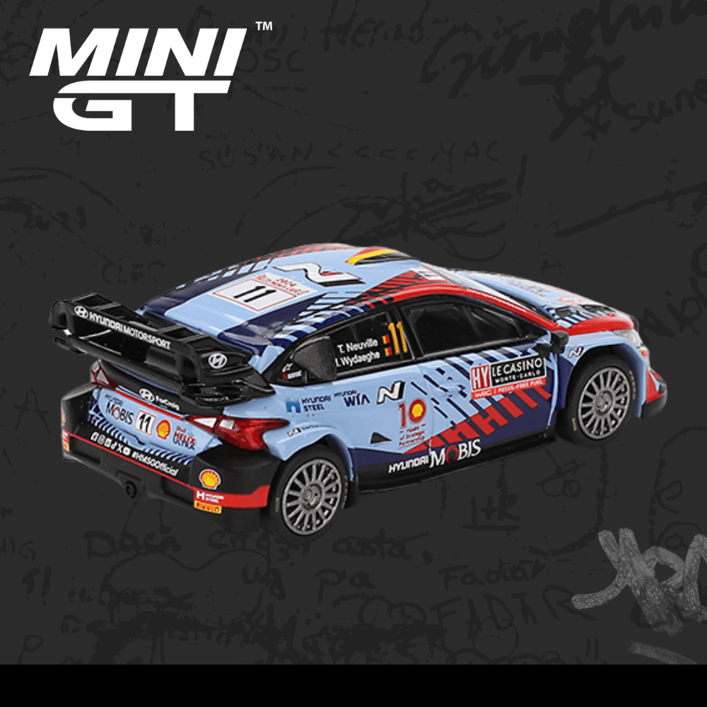Mini GT 871 Hyundai i20 N Rally1 Hybrid 2024 Rallye Monte-Carlo Winner
