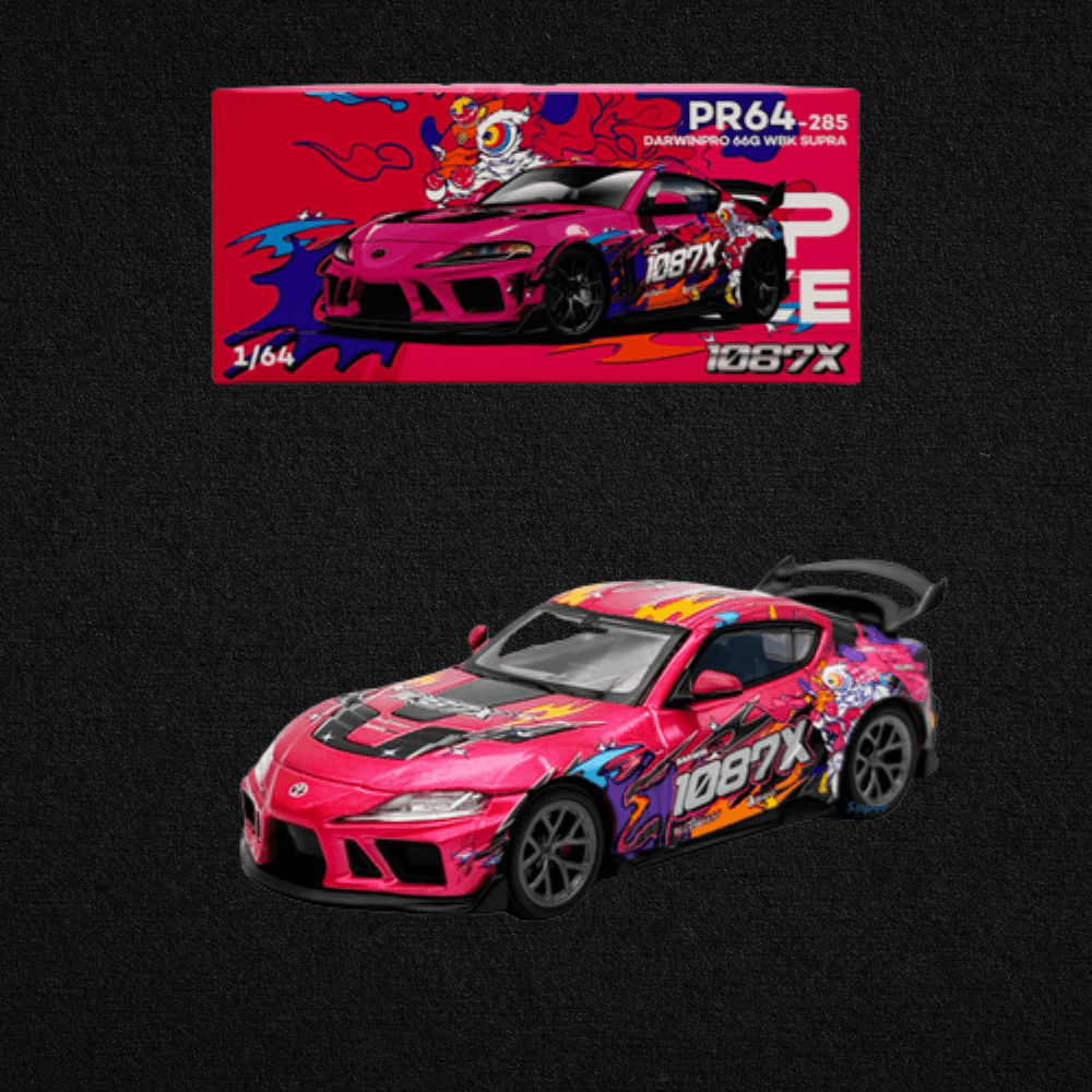 Pop Race 1/64 Darwin Pro 66G Wbk Supra A90 1087X Lion Dance PR64-0285