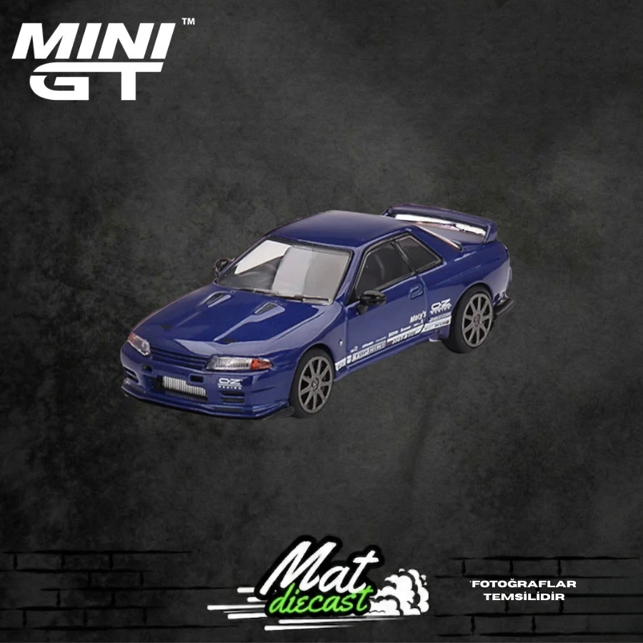 MINIGT 589 Nissan Skyline GT-R Top Secret VR32 Metallic Blue