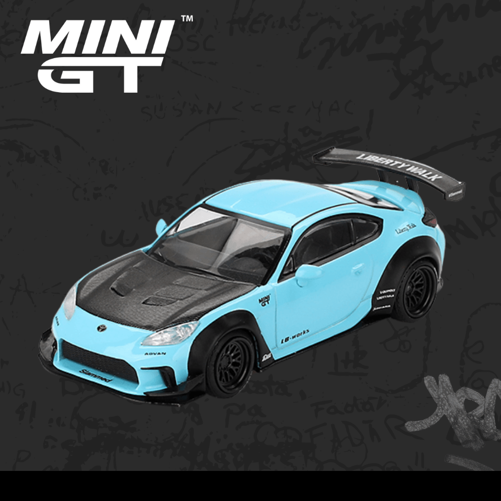 Mini GT 873 Toyota GR86 LB Nation Baby Blue