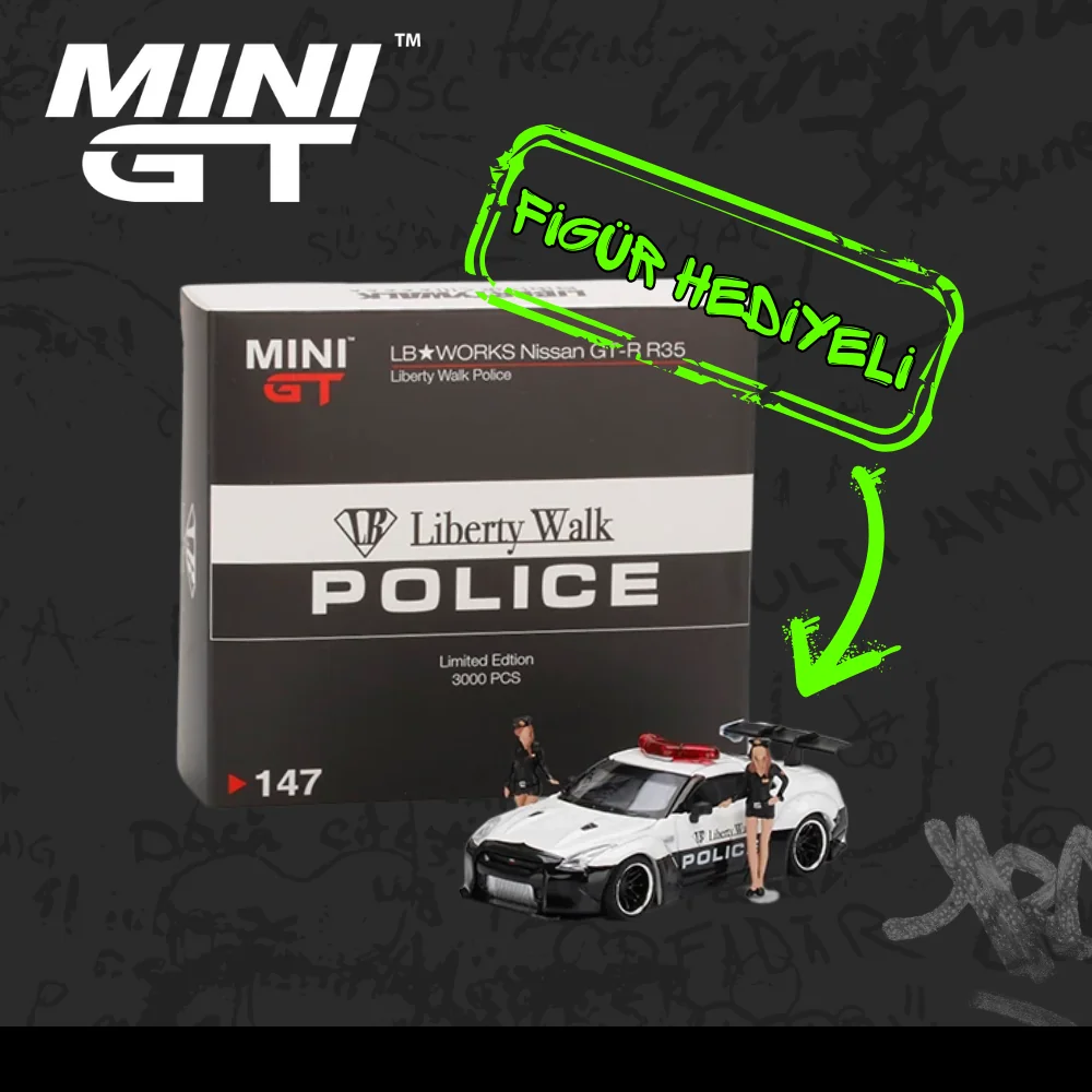 MINI GT LB★WORKS Nissan GT-R R35 POLICE Lamley Daily: MINI GT LB WORKS Nissan GT-R R35 Police