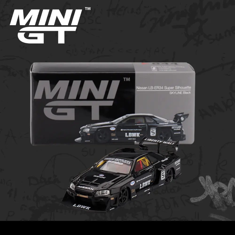 diecast ゲーム・おもちゃ・グッズ miniGT #844 NISSAN LB-ER34 Super