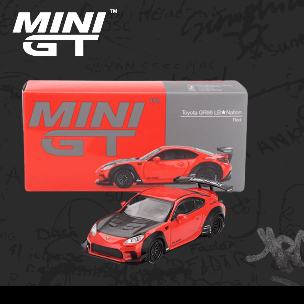 Mini GT 885 Toyota GR86 LB Nation Red