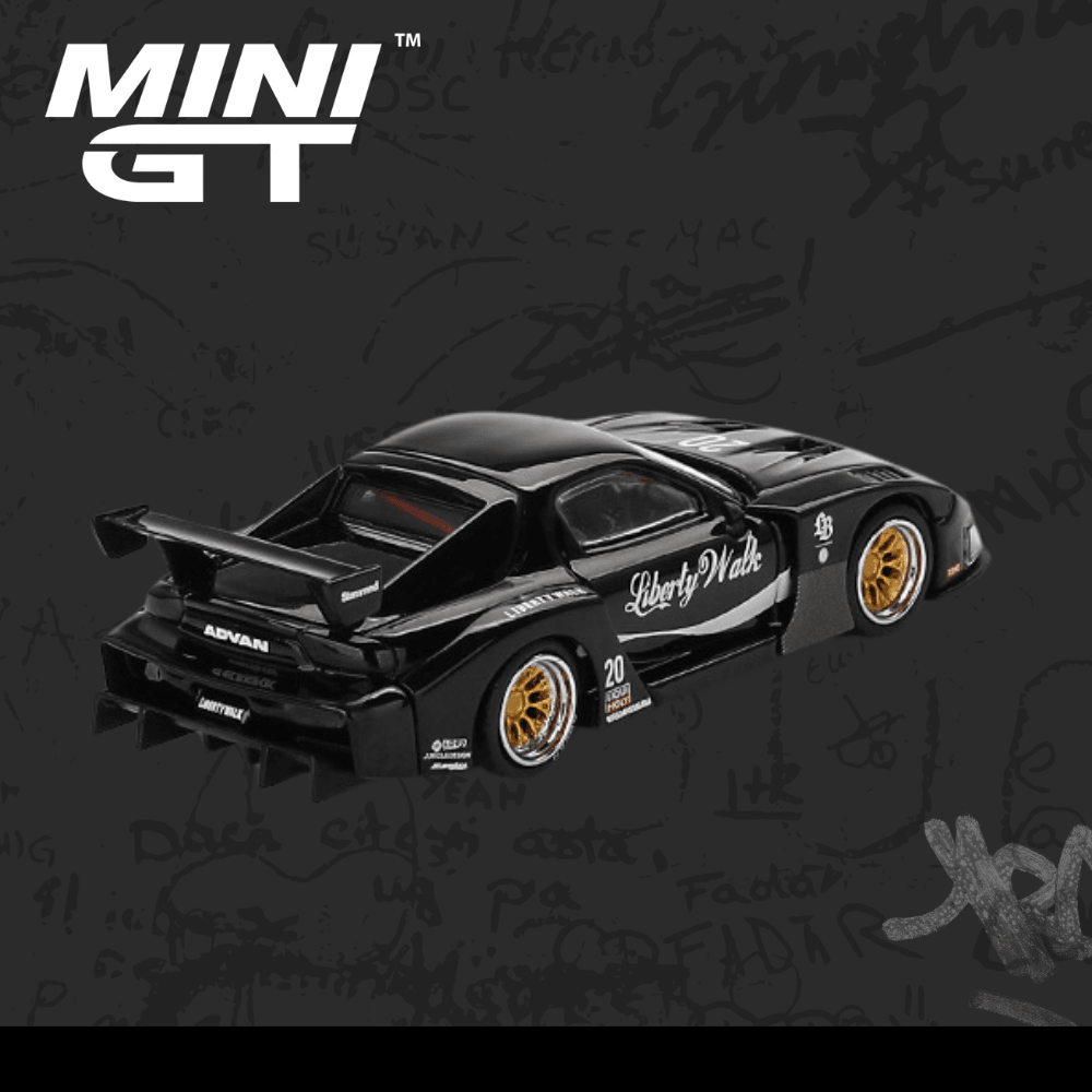 Mini Gt 785 MAZDA RX-7 LB-Super Silhouette Liberty Walk Black 