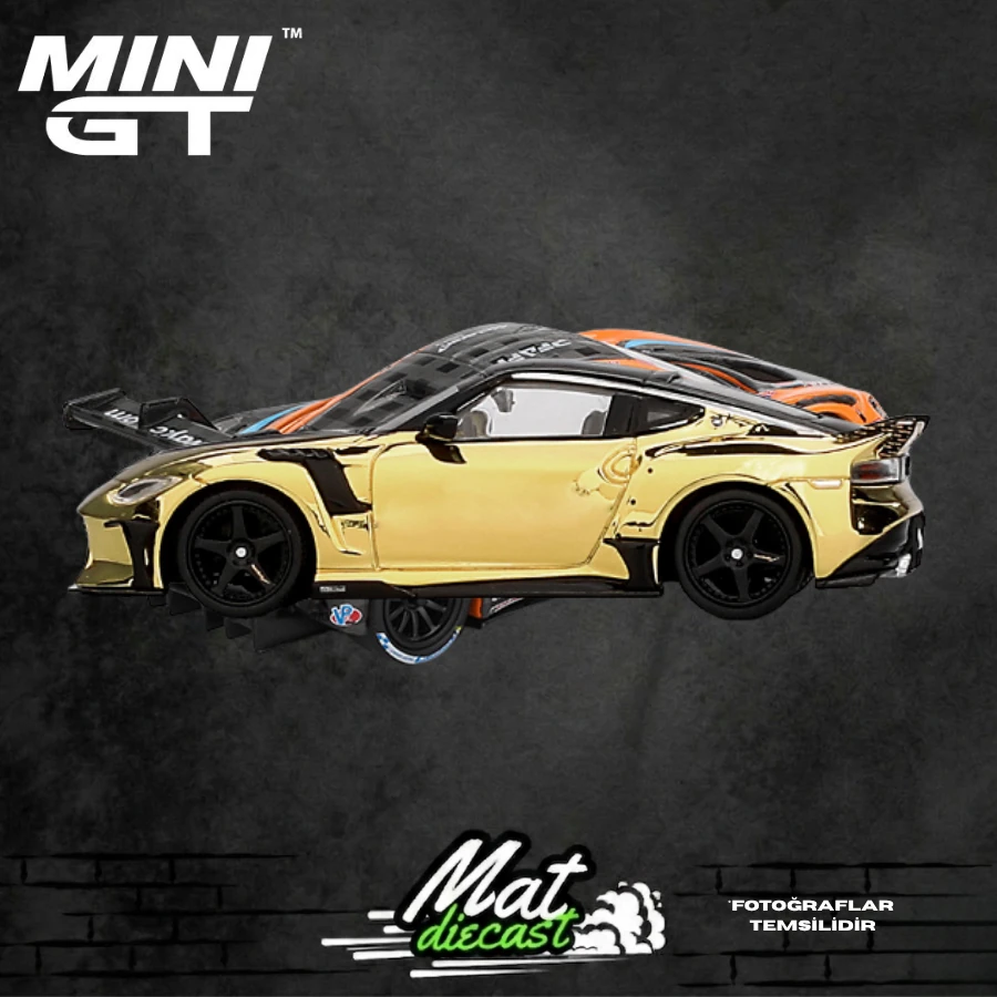 MINIGT 985 Nissan Z VeilSide FFZ400 Gold Chrome